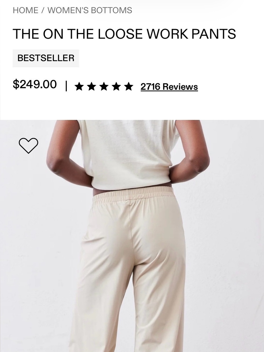 RUTI - THE ON THE LOOSE WORK PANTS - Picture 5 of 6
